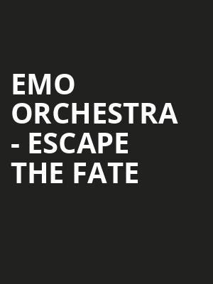 Emo Orchestra Escape the Fate, Troy Savings Bank Music Hall, Albany