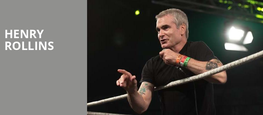 Henry Rollins, Hart Theatre, Albany